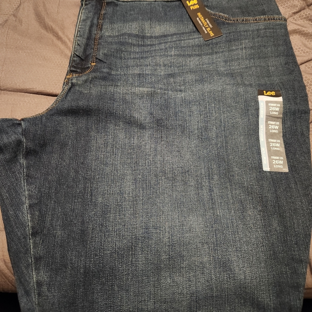 New Lee Jeans. Plus Size.  26L